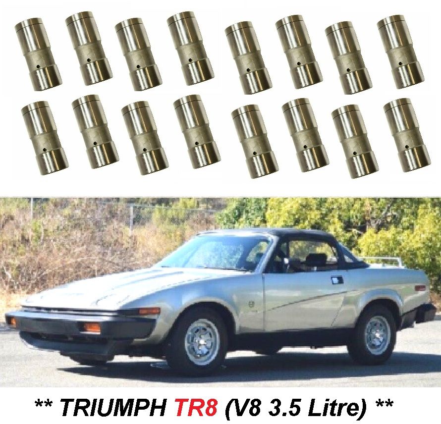 CAM FOLLOWERS BUCKETS SET x16 (Triumph TR8) (3.5 Litre, V8) (1978- 81)